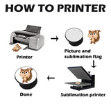 50 Pieces 1.5 Inch Sublimation Blank Aluminum Stickers Sublimation Aluminum Sheet Round Metal Board Photo Pendant DIY Heat Transfer Personalized Bracket Collapsible Phone Holders XiyaxiVici