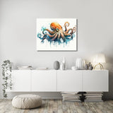 TUMOVO Octopus Paint by Numbers for Adults, 16x20 Inch, Modern Ocean Art, Acrylic, Non-Foldable TUMOVO