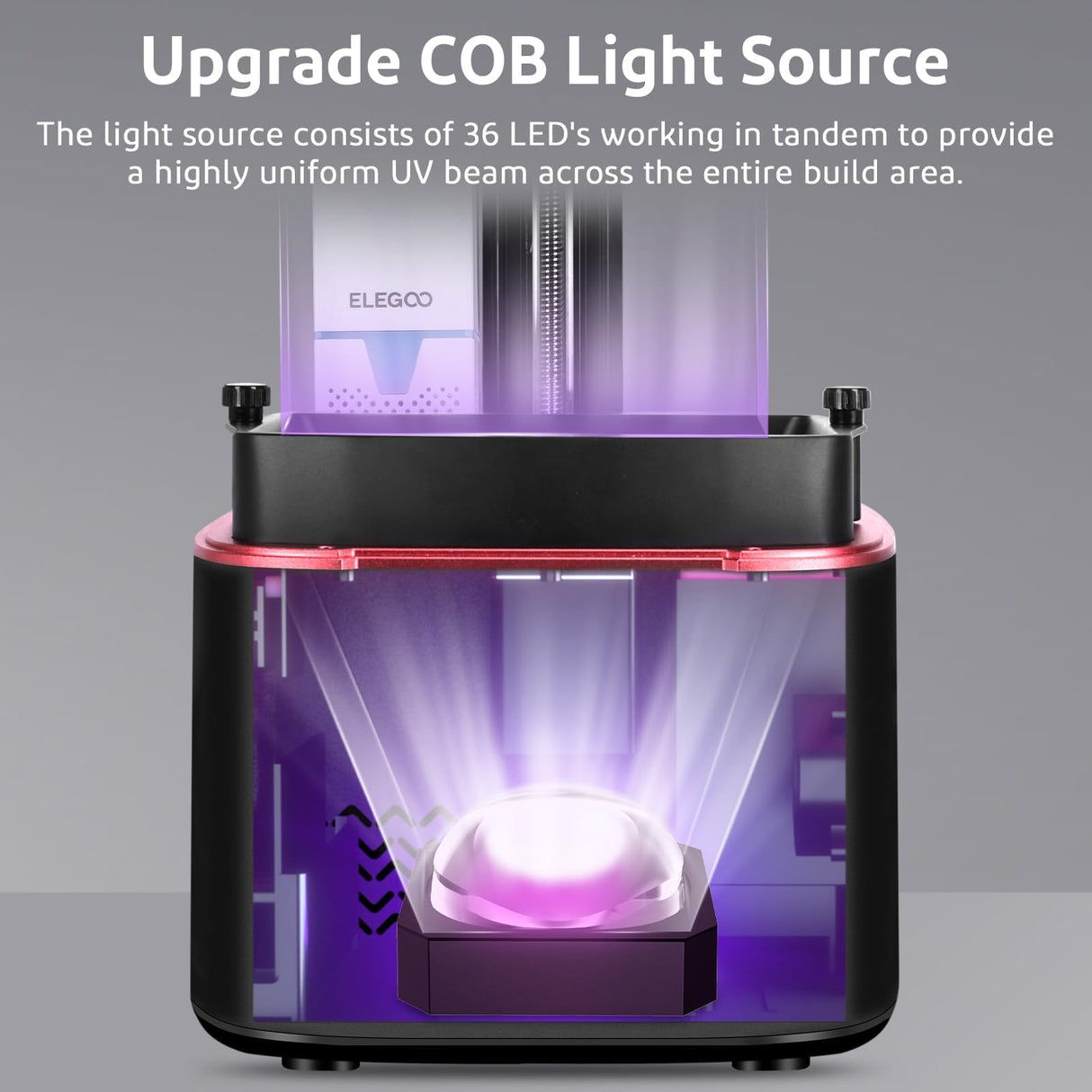 ELEGOO Mars 4 MSLA Resin 3D Printer with 7-Inch 9K Monochrome LCD, Original Air Purifier and Voxeldance Tango Slicing Software, Printing Size of 6.04x3.06x6.89 Inches ELEGOO