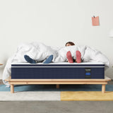 Coolvie Full Size Mattress 12 Inch, Hybrid Full Mattress in a Box, Pocket Springs with Soft Knitted Fabric Cover for a Cool Sleep & Pressure Relief, Medium Firm Feel with Motion Isolation Coolvie