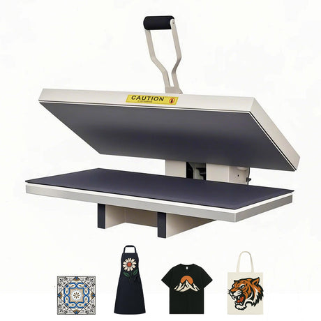 16x32 Inch Heat Press, 110V 2600W High Pressure Clamshell Heat Press Machine for Business, Large Professional Digital Control Heat Transfer Machine for Sublimation Anranni