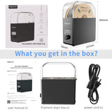 Creality Official Filament Dryer Box 2.0 with Fans, Upgraded Filament Dry Box Pro 1KG 3D Printer Filament Storage Keep Filament Dry During 3D Printing Filament Dehydrator for PLA PETG ABS TPU Nylon Creality