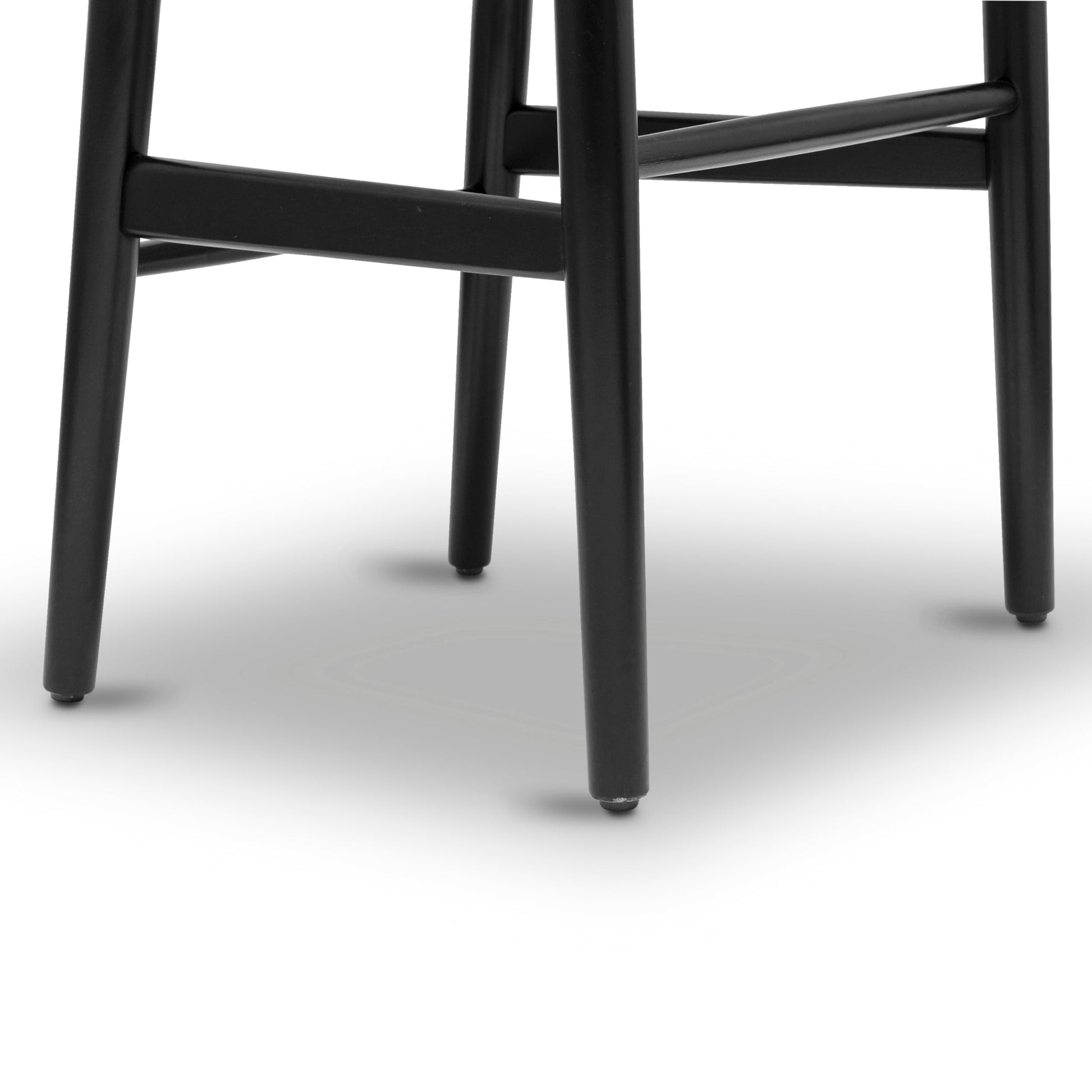 POLY & BARK Weave Chair, Single, Black - WoodArtSupply