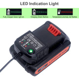 Lasica Replacement for Black and Decker 20V Lithium Battery Charger LCS1620B Compatible with Black & Decker 20 Volt Max Lithium Battery LBXR20 LBXR2020-OPE LB2X3020 LB2X4020 LBX4020 90590282 BDCAC202B Lasica