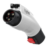 VIPTOO Adapter for Tesla to J1772 EV Charger [Only to J1772], Converter Up to 60Amp 250V AC with Press-Safety-Lock, Compatible with Tesla High-Powered Connectors, Destination/Mobile Chargers,White VIPTOO