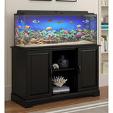 Pemberly Row Modern/Contemporary Furniture 50" Aquarium Stand in Black Pemberly Row