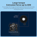 Creality Ender 3 V3 SE Extruder Kit, Original Direct Extrusion Kit Dual Gear Extruder 3.5:1 Gear Ratio Feeding Extrusion Mechanism Kit for Ender 3 S1/Ender 3 S1 Pro/Ender 5 S1/Ender 3 V3 KE 3D Printer Creality