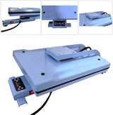 H-E Newly Developed Easy Heat Press 16x20in Fully Automatic Control 16in x 20in Heat Press Machine Industrial Quality Digital Sublimation Heat Transfer Machine for T-Shirt Thick Thin Fabrics, blue Decorwell