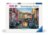 Ravensburger Burano, Italy 1000 Piece Jigsaw Puzzle for Adults | Unique, Pieces | Anti-Glare Surface | FSC Certified, Eco-Friendly | Amazon Exclusive Ravensburger