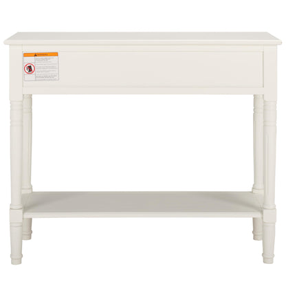 Safavieh American Homes Collection Samantha Distressed/Cream 2-Drawer Console Table - WoodArtSupply