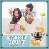 WEBBEDY 3D String Art Kit DIY Bee String Arts and Craft Kits for Adults Beginners Include All Necessary Accessories and Wooden Frame, Home Wall Decorations Unique Gift WEBEEDY