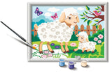 Ravensburger CreArt Sheep and Lamb Paint by Numbers Kit for Kids - 23723 - Painting Arts and Crafts for Ages 9 and Up Ravensburger