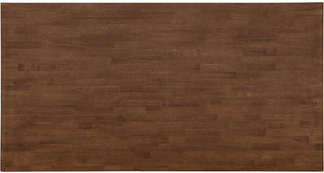 Finch Provence Farmhouse Table, Two-Toned Wood with Turned Legs, Traditional Rustic Furniture Decor for Kitchen or Dining Room, 60" Inch Tabletop, White, 60D x 35.86W x 29.72H in Finch