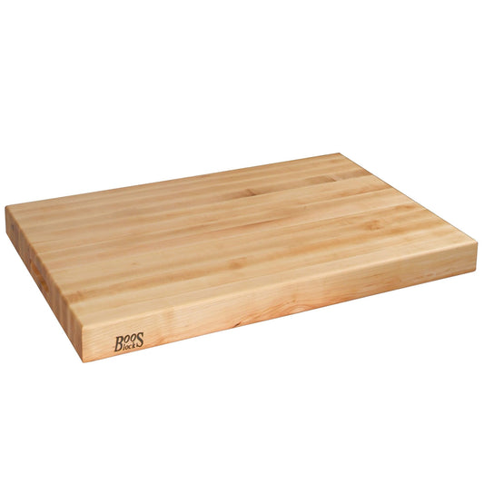 John Boos Maple Wood Cutting Board for Kitchen Prep 30 Inches x 23 Inches, 2.25 Inches Thick Reversible End Grain Rectangular Charcuterie Boos Block - WoodArtSupply