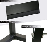 Luffioner Metal Table Legs 28 Inch,Table Legs Replacement Heavy Duty Square Tube Desk Legs Furniture Legs for Coffee Table, Dining Table Set of 2 Luffioner