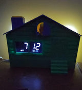 Alarm Cuckoo Clock, Alarm Clock with wake up sunrise light, cuckoo bird, relaxation mode with birds in the forest, snooze button. WoodArtSupply