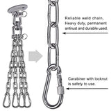 BeneLabel 360 Rotation Punching Bag Hanger Ceiling Mount with Chain Stainless Steel Punching Bag Hanging Kit 800 LB Capacity Heavy Boxing Bag Hanger Hardware with Chain BeneLabel