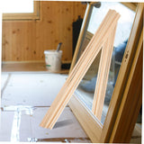 BUTIFULSIC 10 pcs Triangular Wooden Strip Wooden molding Trim for Window molding Screen Window Trim Window Decorative Stick Window Decorative Trim Wood Trim Pine Wood molding Strip BUTIFULSIC