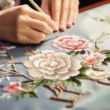 Adjustable Embroidery Table Stand, Cross Stitch Hoop Stand, Wood Embroidery Holder for Lap or Table Top Cross Stitch or Tapestry Needlepoint Embroidery, 2 Sizes Rod ( 11.8" and15.75) LKCXMZP