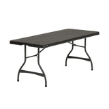 Lifetime 6-Foot Nesting Folding Table, Commercial, Black Lifetime