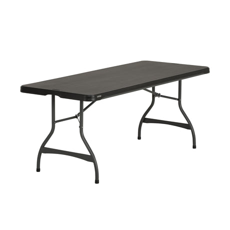 Lifetime 6-Foot Nesting Folding Table, Commercial, Black Lifetime
