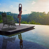 FDW Zero Gravity Lawn Lounge Chairs Set of 2 with Pillow and Cup Holder - Adjustable Reclining Folding Outdoor Chairs for Deck, Beach, Yard FDW