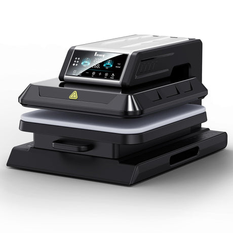 Benazcap Auto Heat Press Machine for T Shirts-Auto-Release 15x15 Heat Press - Rapid Heating, Even Heat Distribution, Ideal for HTV, Sublimation, Heat Transfer Projects Benazcap