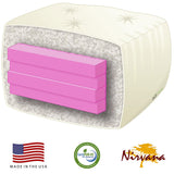 Nirvana Futons Westfield Futon Set - Queen Size, Frame, 8" Mattress, Twill Khaki Cover Nirvana Futons