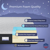 Celestial Sleep Gel Memory Foam Mattress in a Box, Made in The USA, CertiPUR-US Bed, 8 inch Firm - King Celestial Sleep