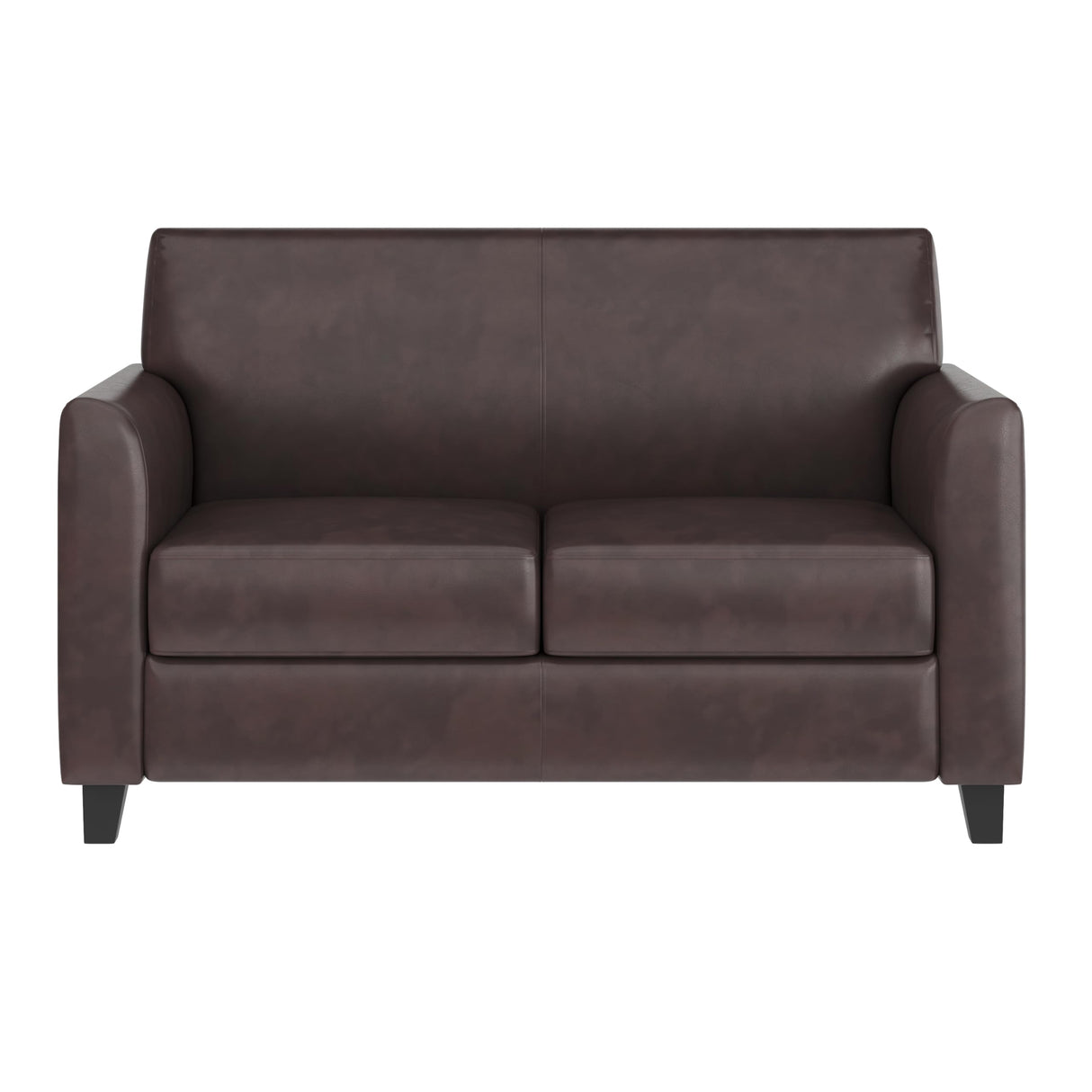Flash Furniture HERCULES Diplomat Series Brown LeatherSoft Loveseat Flash Furniture