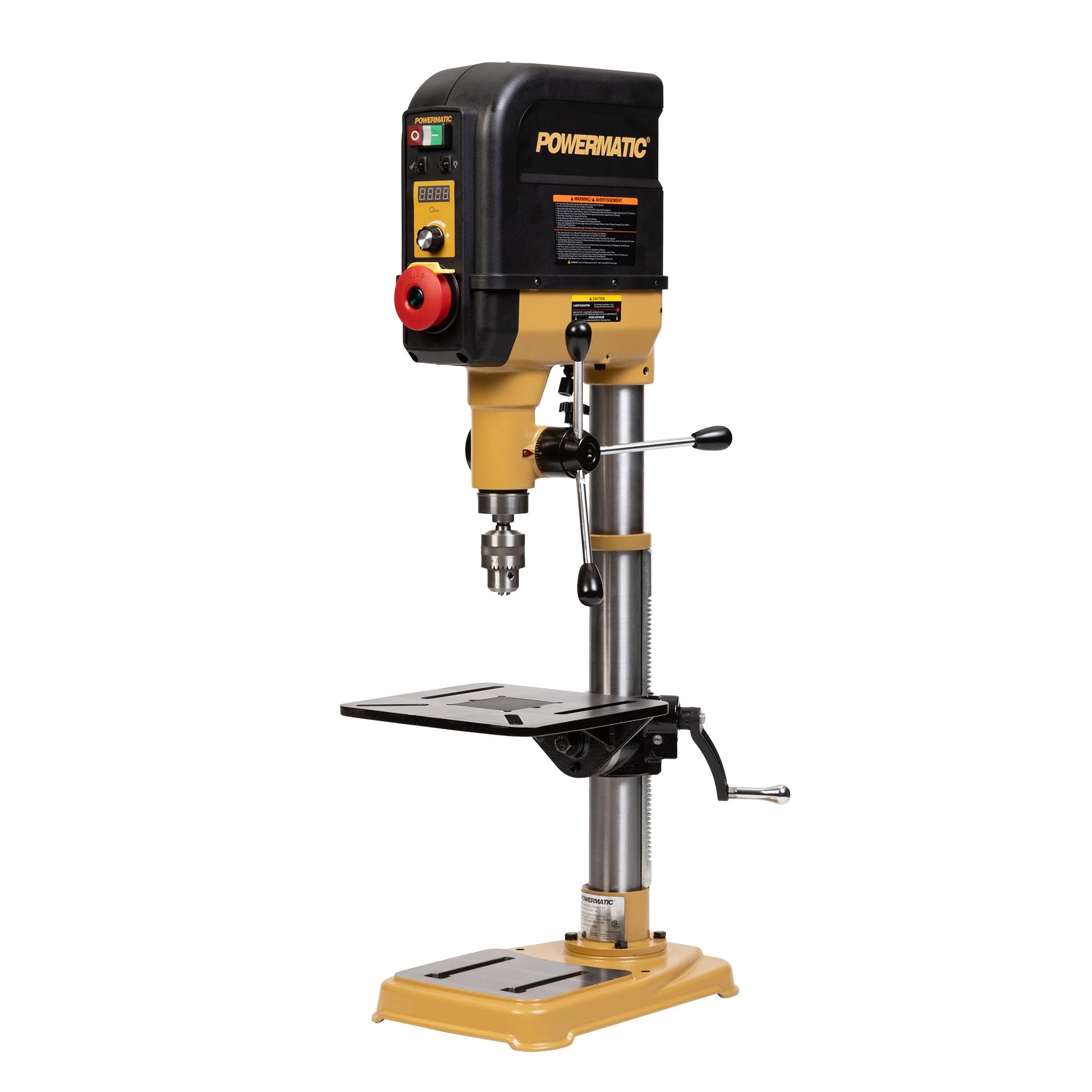 Powermatic 15-Inch Variable-Speed Benchtop Drill Press, 3/4 HP, 115V 1Ph (Model PM2815BT) - WoodArtSupply