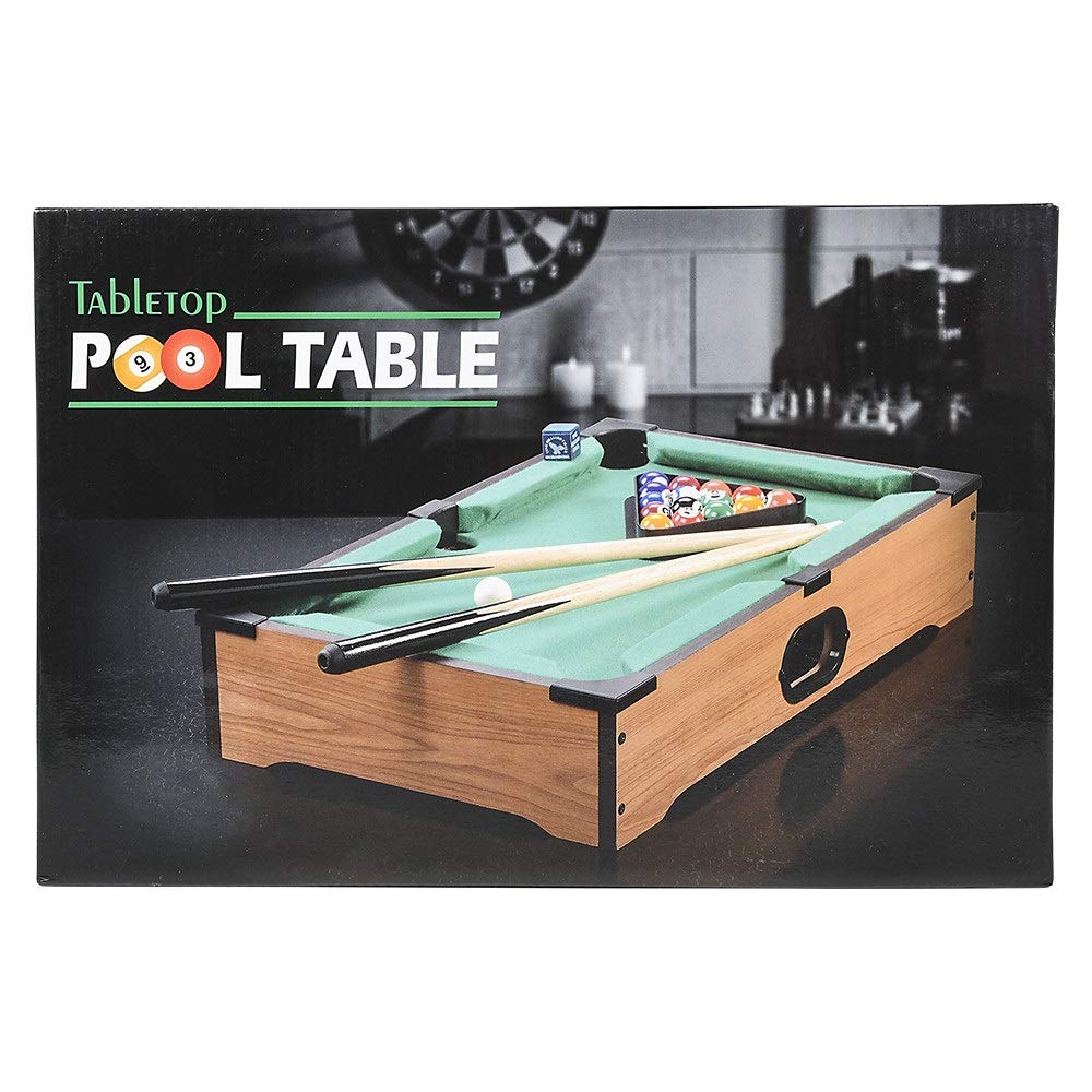 Mini Pool Table for Kids - Small Tabletop Pool Table for Adults and Kids - Fun Portable Mini Billiards Game - Great for Cats - Srenta Srenta
