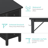 Lufeiya Small Gaming Desk with 4 Fabric Drawers, 40 Inch Kids Girls Teen Cute Study Desk for Bedroom, Work Computer Writing Table Desks for Small Space Home Office, Black Lufeiya