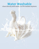 ELEGOO Water Washable 3D Printer Resin White 2KG, Low Shrinkage High Durability 395-405nm Fast Curing 3D Printing Liquid, High Strength and Toughness Resin for LCD/SLA/DLP Resin Printers ELEGOO