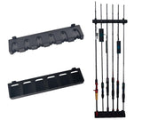 OH MY WOW Fishing Rod Holder Wall Mount – Vertical Storage Rack for 6 Rods, Durable Fishing Pole Organizer for Home, Garage, and Outdoor Use OH MY WOW