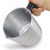 EricX Light Candle Making Pouring Pot,2 pounds,Double Boiler Wax Melting Pot,Dripless Pouring Spout & Heat-Resisting Handle Designed,Aluminum Construction Candle Making Pitcher EricX Light
