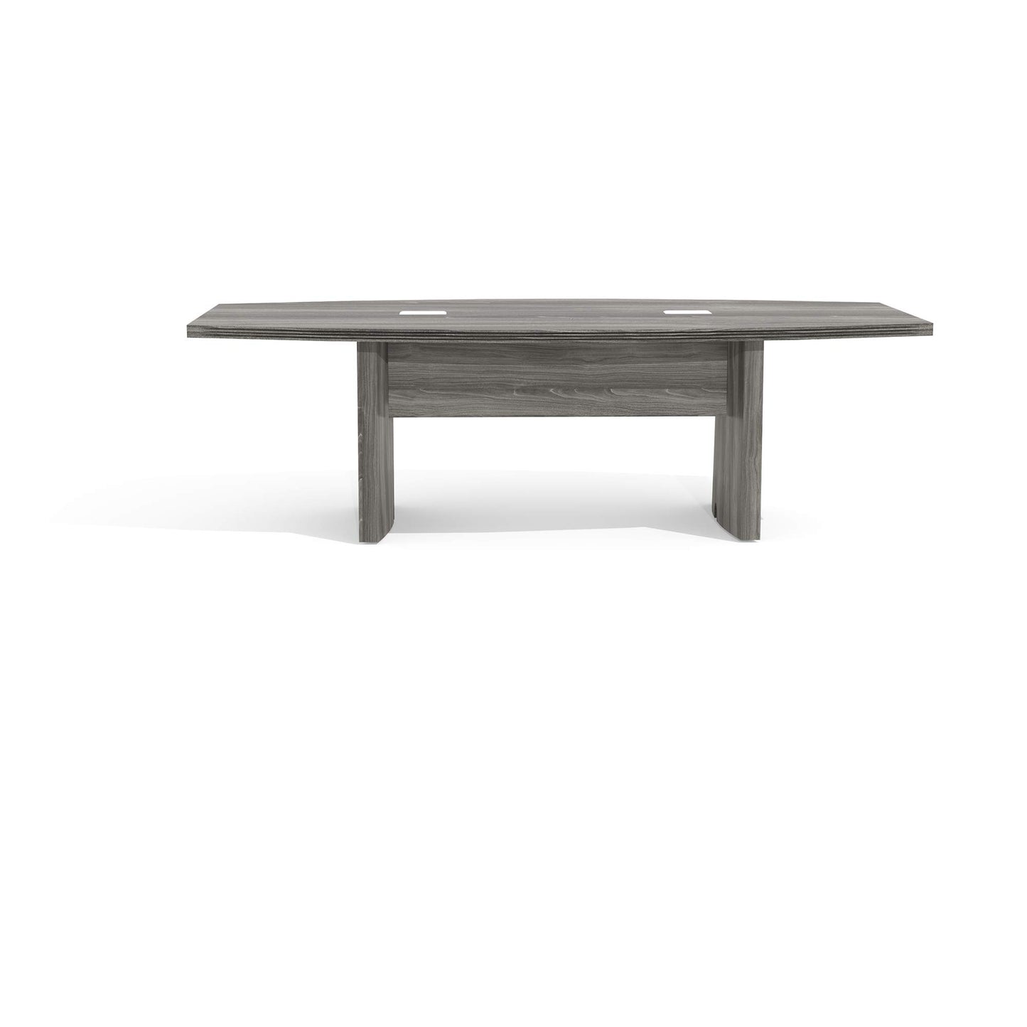 Mayline ACTB8LGS Aberdeen Conference Table, 8', Gray Steel Laminate - WoodArtSupply