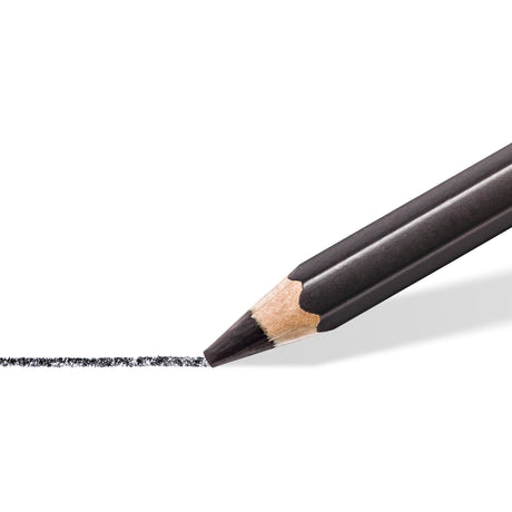 Staedtler Mars Lumograph Black, Carbon Blend Provides Jet Black Lines, Professional Art Pencils, Tin of 6 Assorted Black Sketch Pencils, 100B G6 STAEDTLER