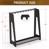 Semohop Gun Racks, Floor Gun Rack Indoor, Wooden Free Standing Rifle Racks, Vertical Shotgun Display Stand for Home or Garage Safe Hunting Gun Storage - Holds up to 9 Long Guns, Gifts for Dad Semohop