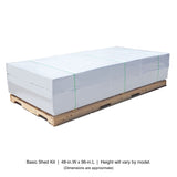 Handy Home Products Hudson 12x24 Do-it-Yourself Wooden Storage Shed Brown Handy Home Products