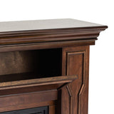 e-Flame USA Breckenridge Electric Fireplace Stove Mantel Surround - 41-inch - Walnut Espresso Finish e-Flame USA