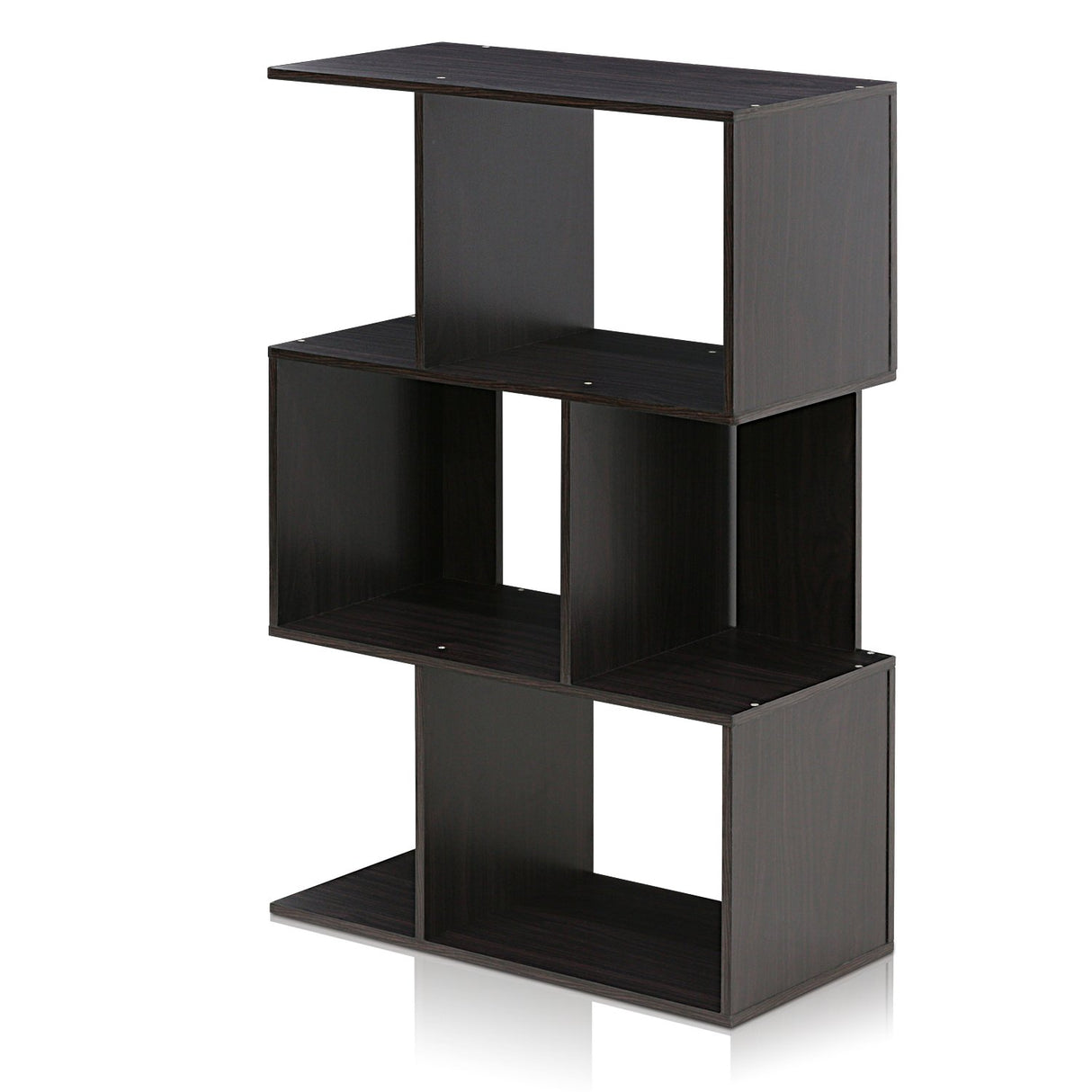 FURINNO Simply Modern 3-Tier Open Book Shelf Furinno