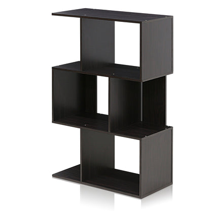 FURINNO Simply Modern 3-Tier Open Book Shelf - WoodArtSupply