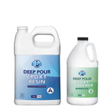 Deep Pour Epoxy Resin 1.5 Gal Kit - Low Odor Crystal Clear Resin Epoxy UV Resin Perfect for River Tables & Castings - 2:1 Ratio Home Safe Deep Pour Resin Kit EPE