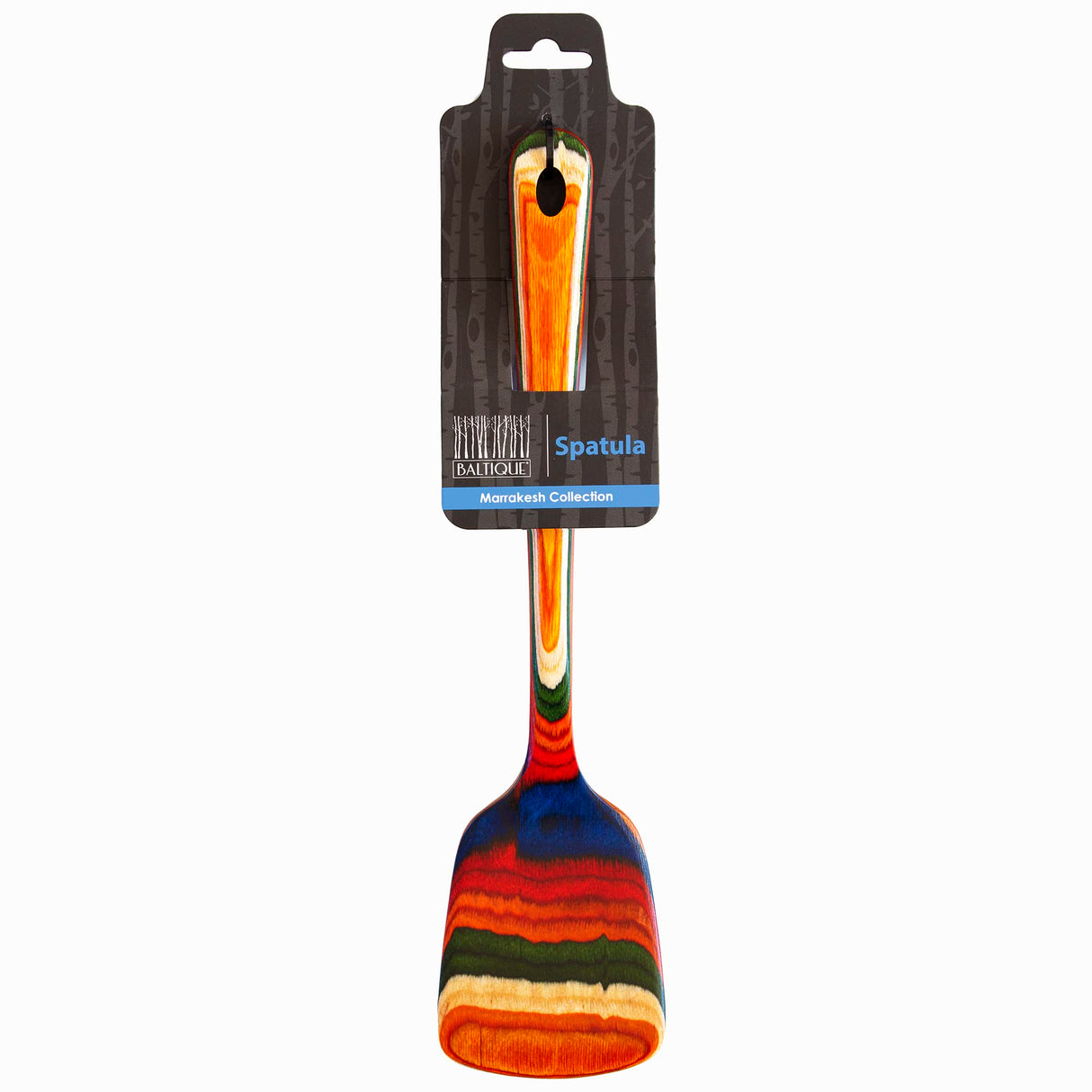 Totally Bamboo Baltique Marrakesh Collection 12-1/2" Wooden Spatula, Safe for Nonstick Totally Bamboo
