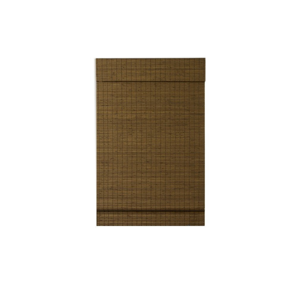 Radiance Cordless Bamboo Roman Shade - Custom Cut Maple Cape Cod, 34"W x 64"L - WoodArtSupply