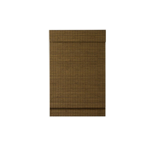 Radiance Cordless Flatweave Bamboo Roman Shades - Maple - 31x64 Inch Cape Cod Design - WoodArtSupply