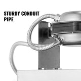 VEVOR Commercial Bubble Waffle Maker, 1400W Egg Bubble Puff Iron w/ 180° Rotatable 2 Pans & Wooden Handles, Stainless Steel Baker w/Non-Stick Teflon Coating, 50-250℃/122-482℉ Adjustable VEVOR