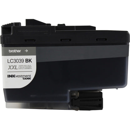 Brother Genuine LC3039BK Single Pack Ultra High-yield Black INKvestment Tank Ink Cartridge, Page Yield Up To 6,000 Pages, LC3039