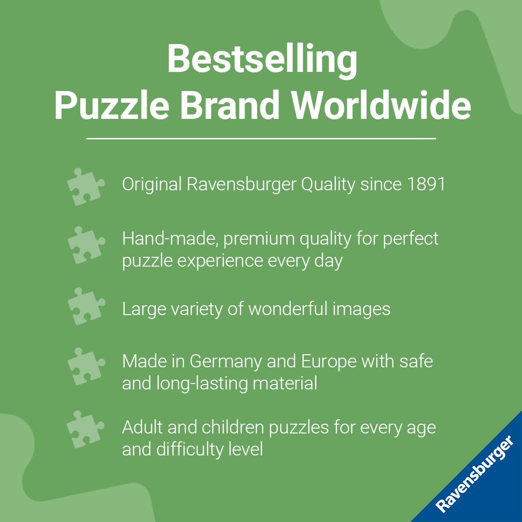 Ravensburger Disney Vacation Mickey and Minnie - 1000 Piece Jigsaw Puzzle for Kids and Adults | Unique Piece Design | Anti-Glare Surface | Ideal for Brain Game | Perfect Christmas Toy Gift Ravensburger